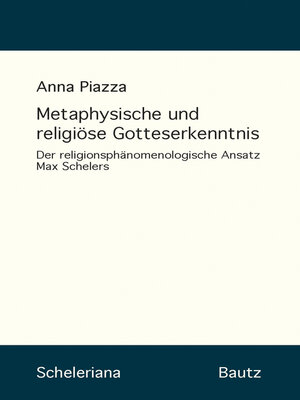 cover image of Metaphysische und religiöse Gotteserkenntnis